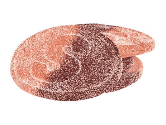 S-Märke Peach And Cola — Sour Skull Gummies product image