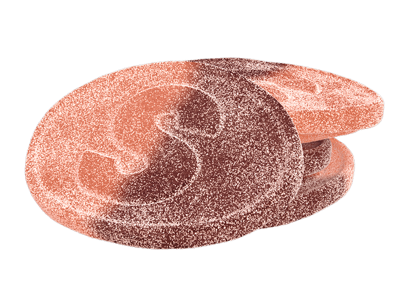 S-Märke Peach And Cola — Sour Skull Gummies product image