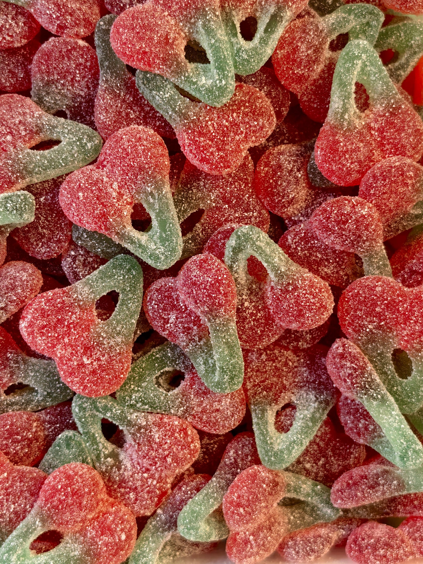 Haribo Happy Cherries Sour — Sour Twin Cherry Gummies — Haribo product image