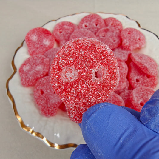 Strawberry Skulls — Halal Chewy Fruit Sweets | Swedish Candy