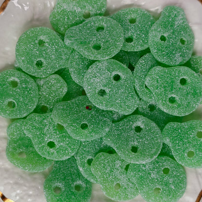 Lime Skulls — SGAB Halal Chewy Fruit Sweets | Swedish Candy