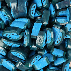 Vidal Blue Raspberry Liquorice Slices — Fruit & Liquorice | Swedish Candy