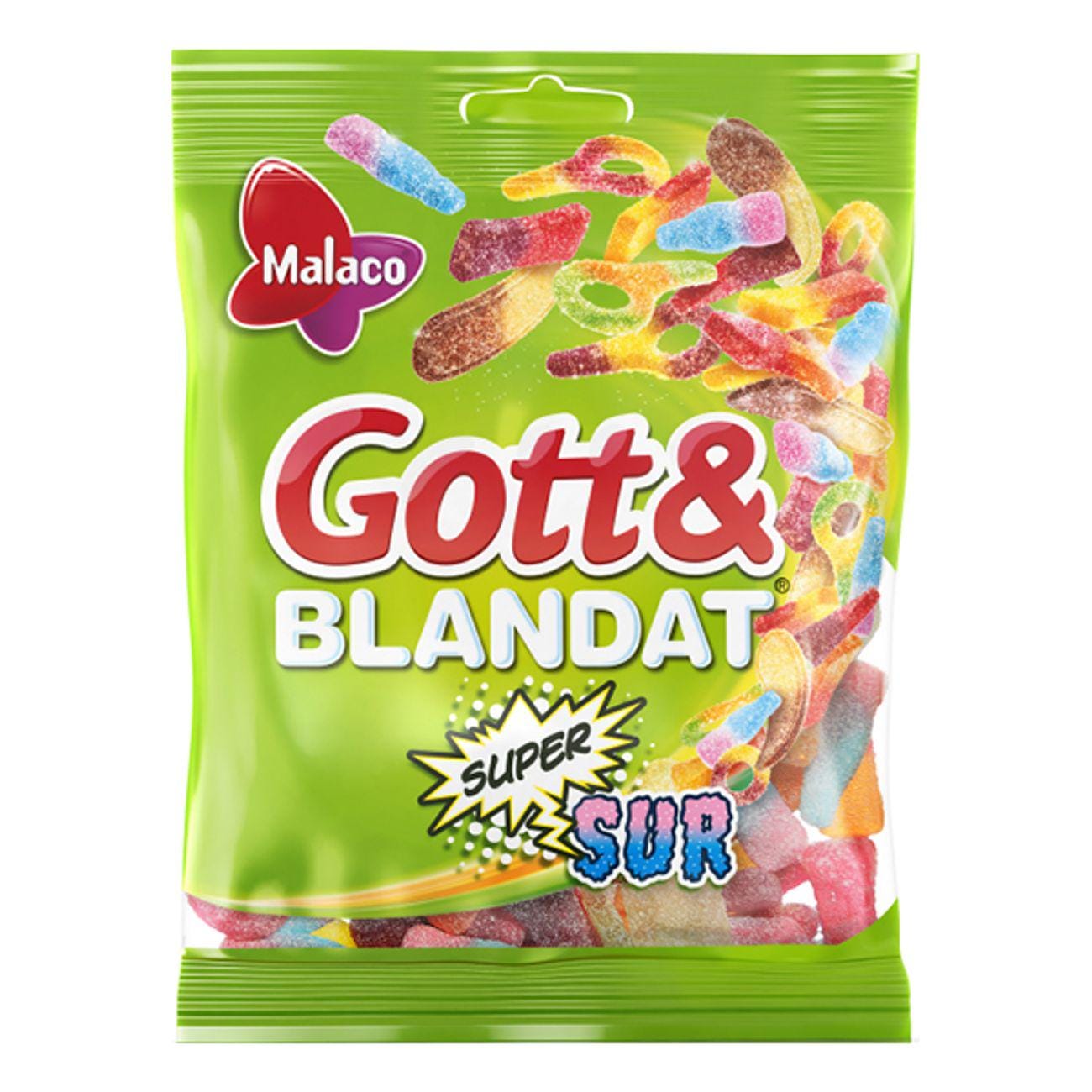 Malaco Gott & Blandat Supersur 170g – authentic Swedish treat, imported from Scandinavia