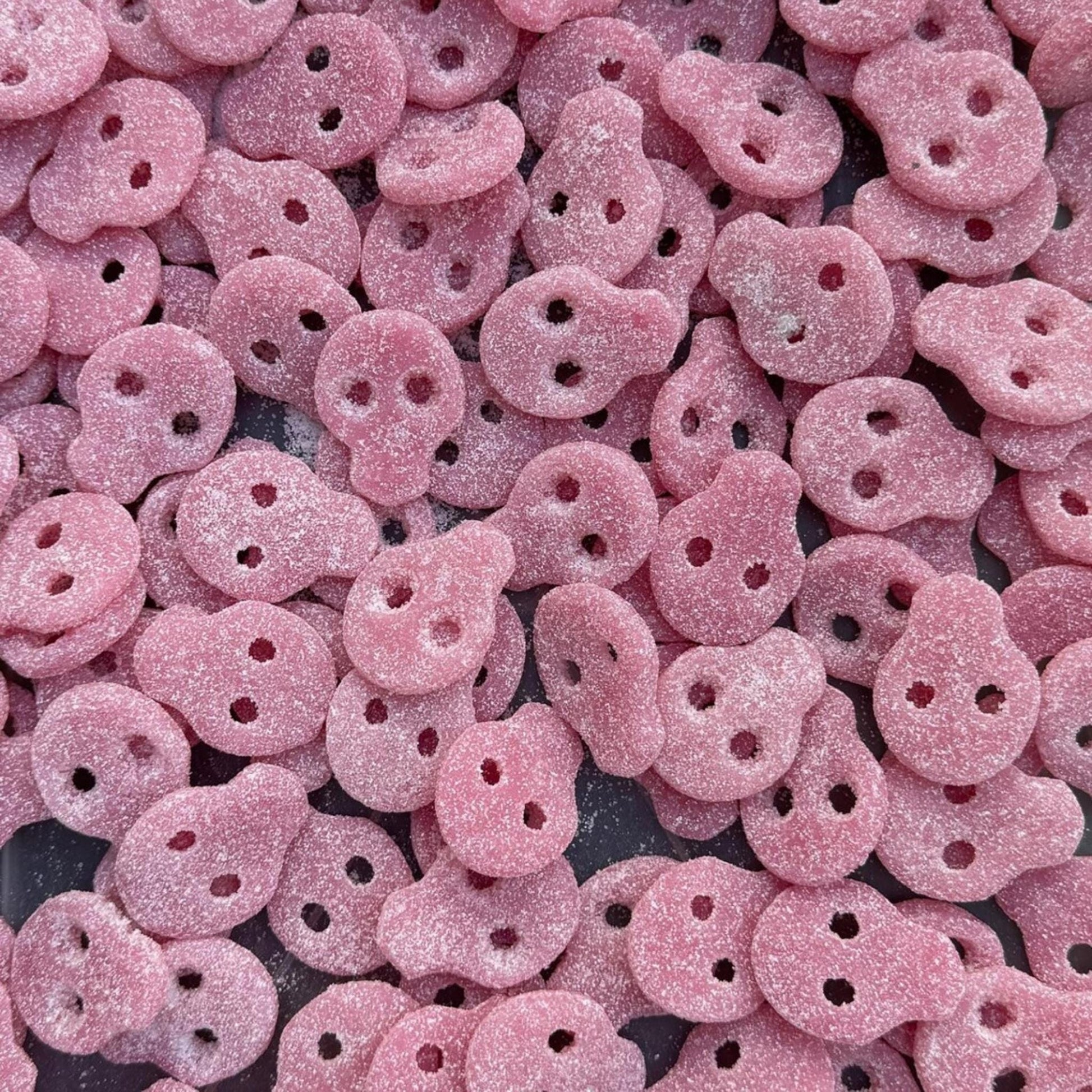 Matthijs Sour Pinky Skulls – authentic Swedish pick & mix candy, imported from Scandinavia