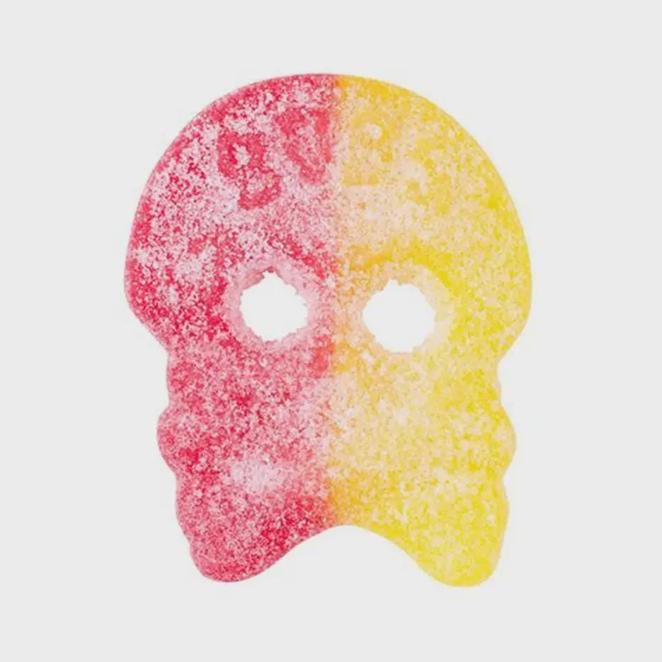 BUBS Lemon Raspberry Sour Skulls – Vegan Swedish Candy – vegan Swedish pick & mix candy, imported from Scandinavia