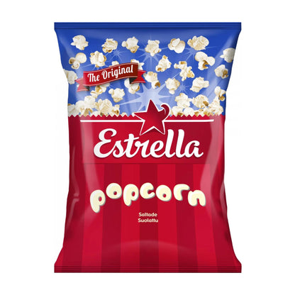 Estrella Salted Popcorn 65g – authentic Swedish snack, imported from Scandinavia
