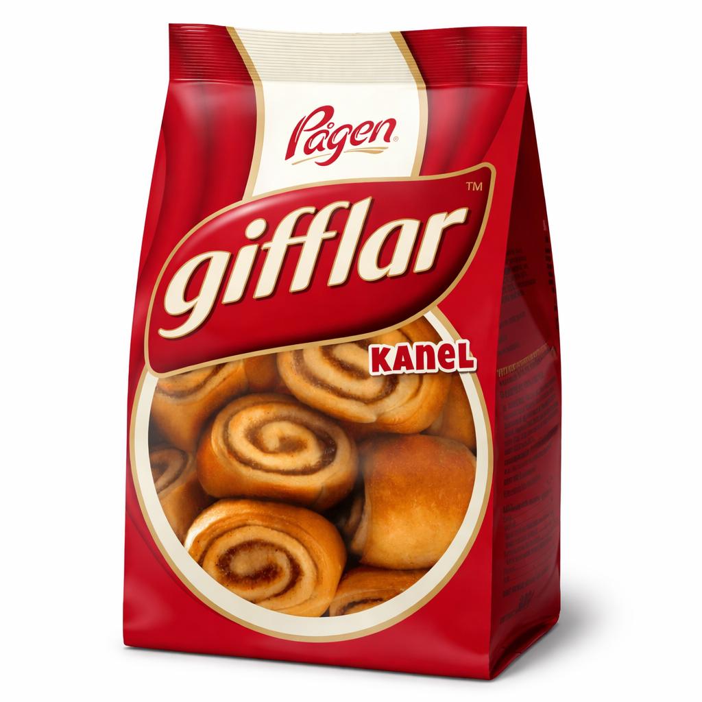 Pågen Gifflar Kanel – Swedish cinnamon bun, imported from Scandinavia