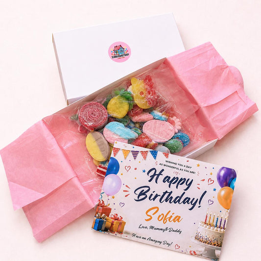Personalised Birthday Candy Gift Box — ScandiSweetShop product image