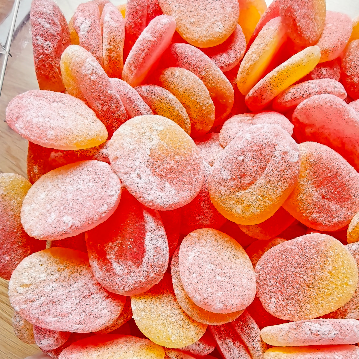 Sugar-Free Peach Gummies — sugar-free Swedish pick-and-mix candy