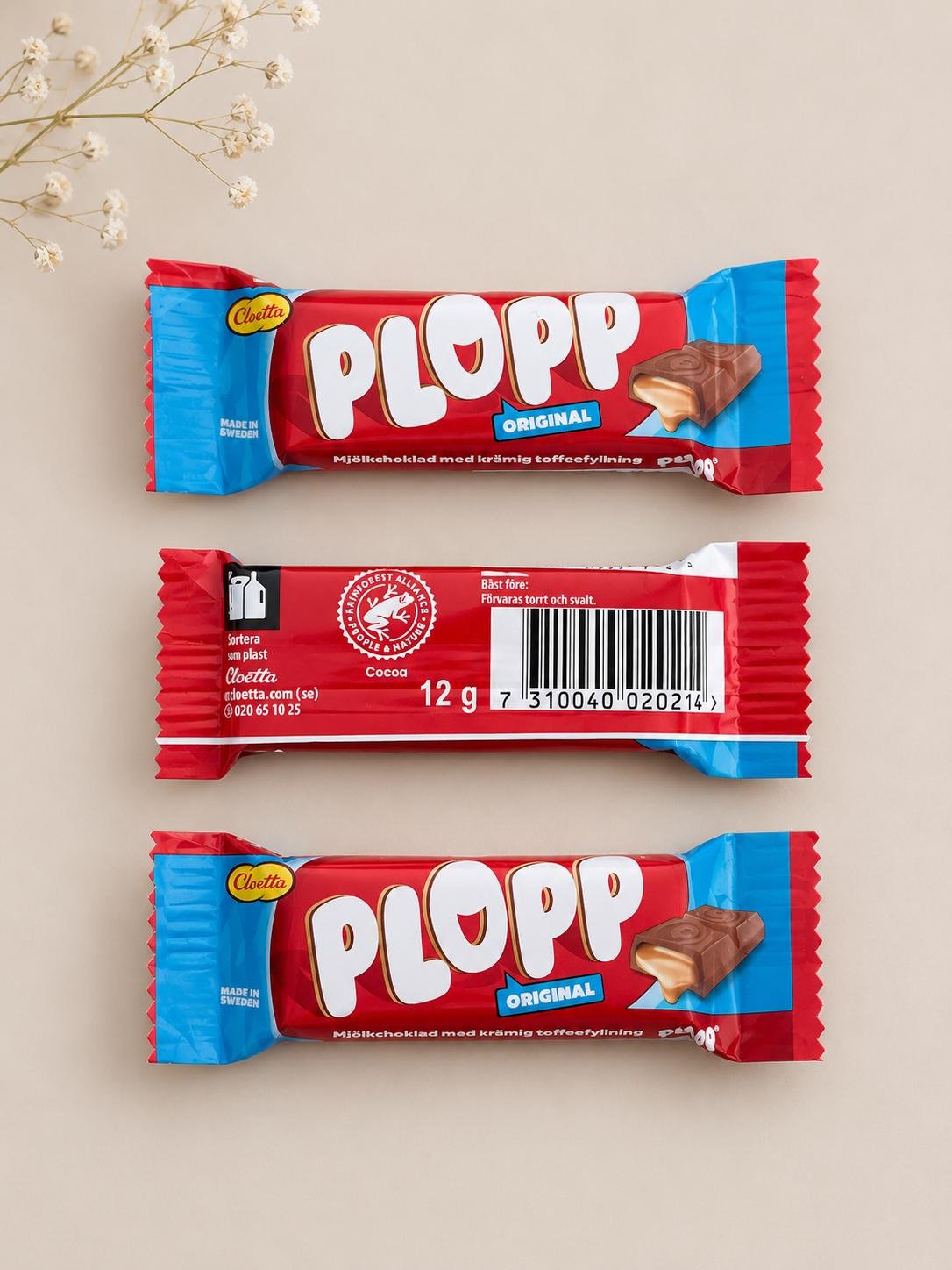 Plopp Mini — Cloetta soft toffee milk chocolate product image
