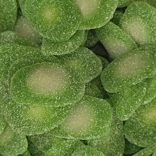 Vidal Kiwi Sugared Slices — Fruit Jelly Slices | Swedish Candy