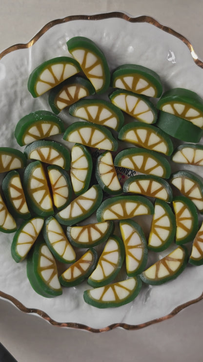 Vidal Lemon Lime Liquorice Slices — Fruit & Liquorice | Swedish Candy