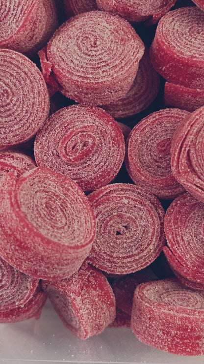 Strawberry Rolls — Natural-Colour | Swedish Pick & Mix Candy