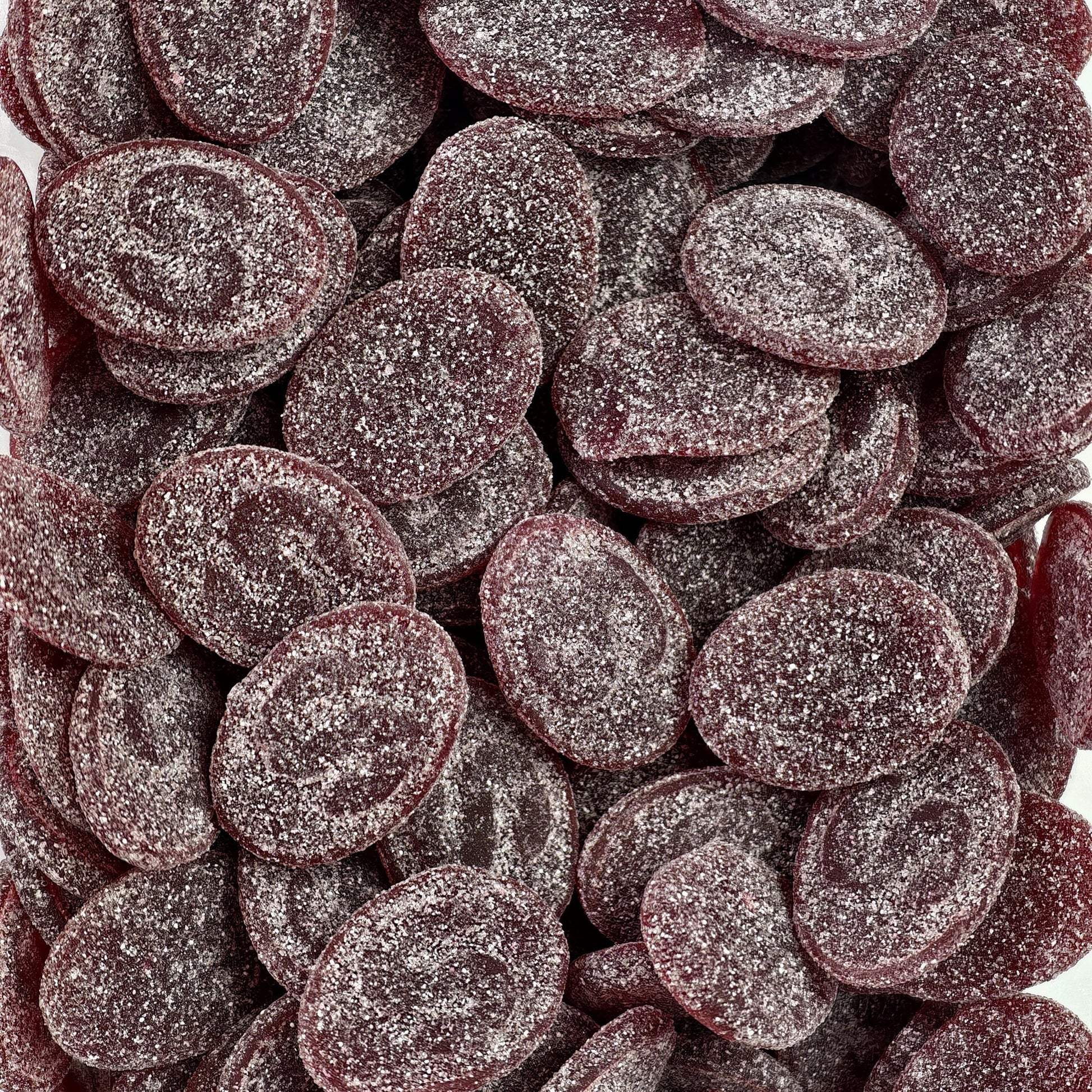 S-Märke Blackcurrant — Classic Swedish Sour S Gummies — alt angle product image