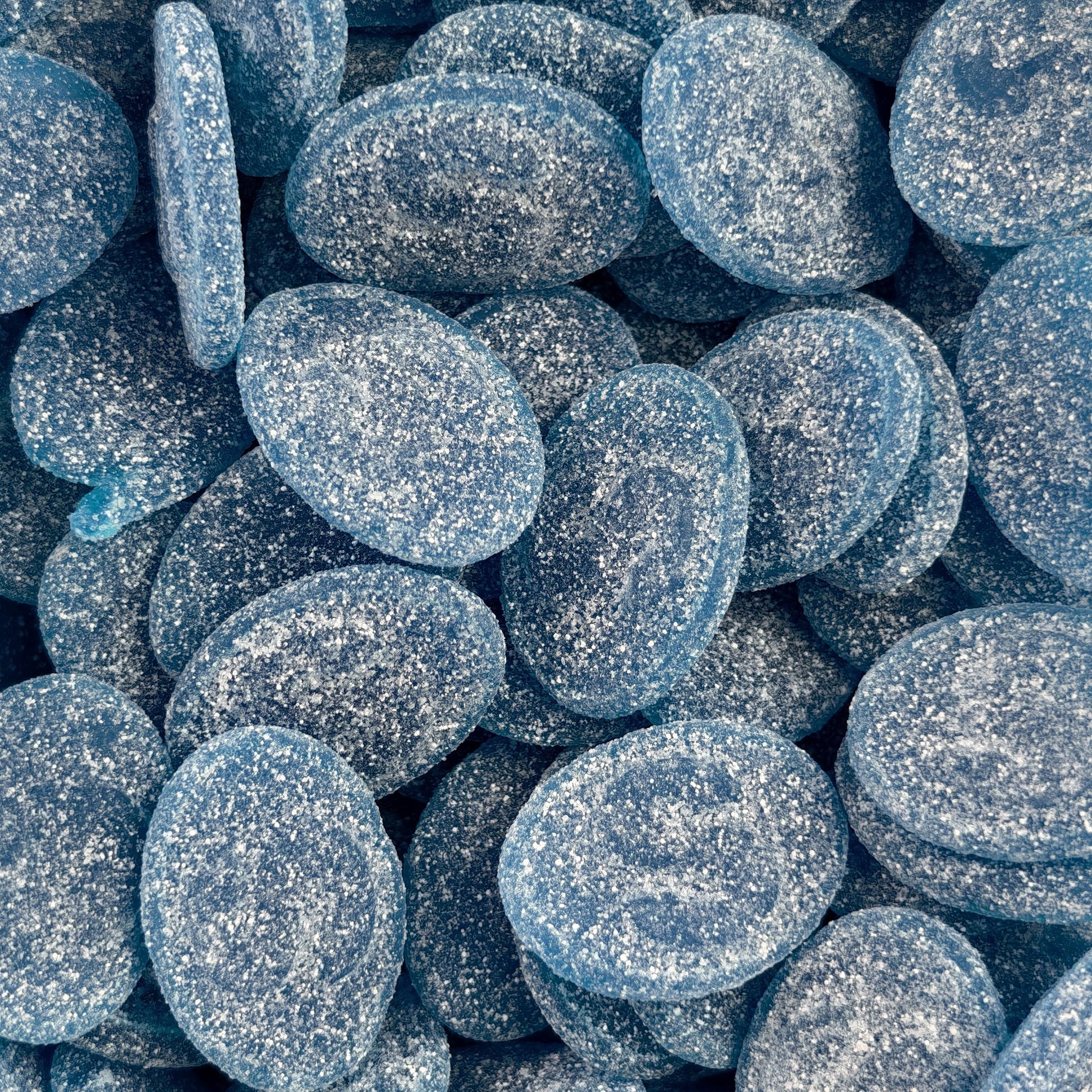S-Märke Blue Raspberry — Classic Swedish Sour S Gummies — alt angle product image