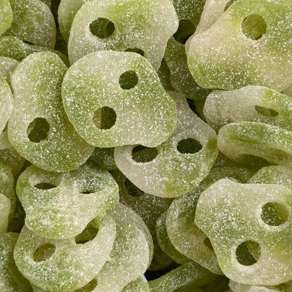 Sour Apple Skulls — Candy People Sour Skull Gummies product image
